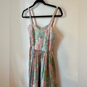 Vintage Laura Ashley Floral Dress Size 10